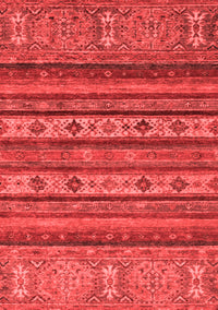 Abstract Red Modern Rug, abs2417red