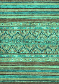 Abstract Turquoise Modern Rug, abs2418turq