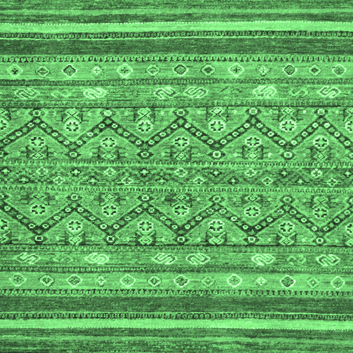 Machine Washable Abstract Emerald Green Modern Area Rugs, wshabs2418emgrn