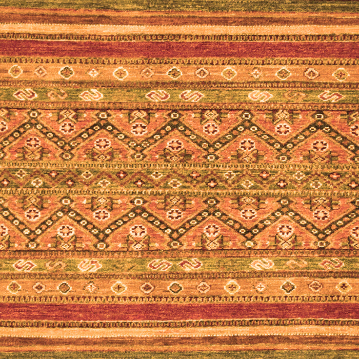 Machine Washable Abstract Orange Modern Area Rugs, wshabs2418org