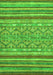 Abstract Green Modern Rug, abs2418grn