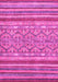 Machine Washable Abstract Pink Modern Rug, wshabs2418pnk