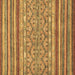 Square Abstract Brown Modern Rug, abs2418brn