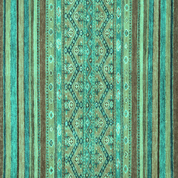 Square Machine Washable Abstract Turquoise Modern Area Rugs, wshabs2418turq