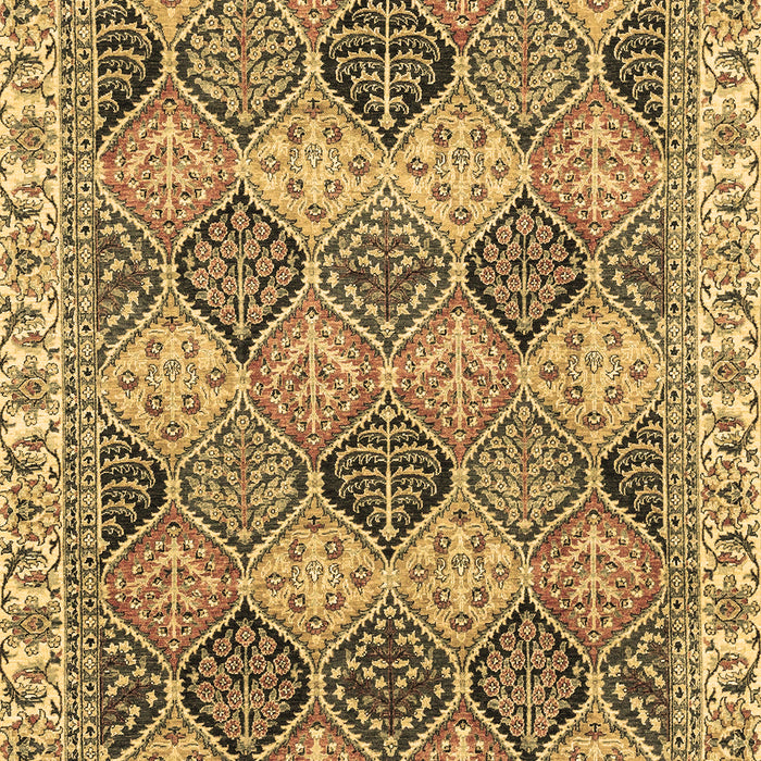 Machine Washable Abstract Brown Modern Rug, wshabs2419brn