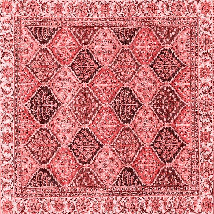 Machine Washable Abstract Red Modern Rug, wshabs2419red