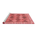 Modern Red Washable Rugs