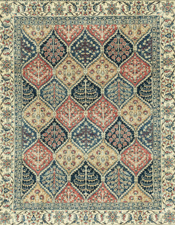 Abstract Coffee Brown Modern Rug, abs2419