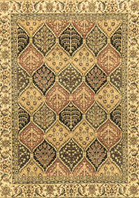 Abstract Brown Modern Rug, abs2419brn