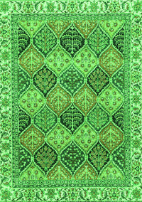 Abstract Green Modern Rug, abs2419grn