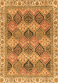 Abstract Orange Modern Rug, abs2419org