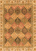 Abstract Orange Modern Rug, abs2419org