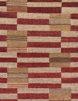 Abstract Red Modern Rug, abs241