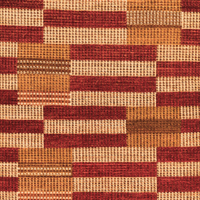 Machine Washable Abstract Orange Modern Area Rugs, wshabs241org