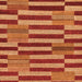 Square Abstract Orange Modern Rug, abs241org