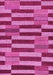 Machine Washable Abstract Pink Modern Rug, wshabs241pnk