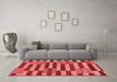 Modern Red Washable Rugs