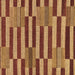 Square Abstract Brown Modern Rug, abs241brn