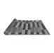 Sideview of Abstract Gray Modern Rug, abs241gry