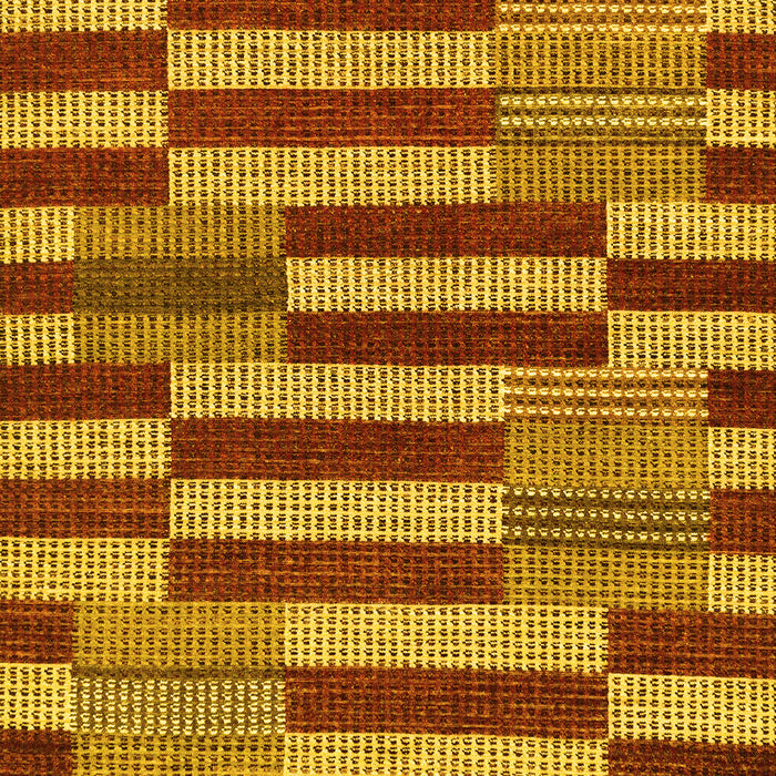 Machine Washable Abstract Yellow Modern Rug, wshabs241yw