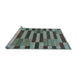 Sideview of Machine Washable Abstract Light Blue Modern Rug, wshabs241lblu