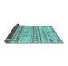 Sideview of Abstract Light Blue Modern Rug, abs2420lblu