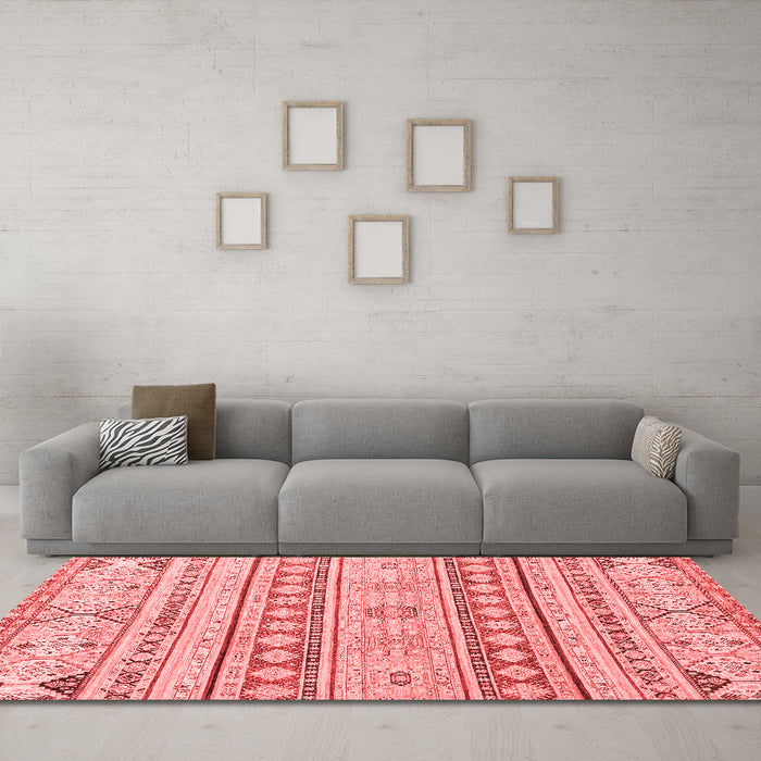 Modern Red Washable Rugs