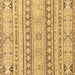 Square Abstract Brown Modern Rug, abs2420brn