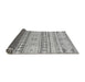 Sideview of Abstract Gray Modern Rug, abs2420gry