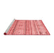 Modern Red Washable Rugs