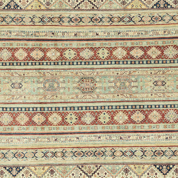 Machine Washable Abstract Dark Gold Brown Rug, wshabs2420