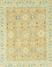 Abstract Brown Gold Modern Rug, abs2421