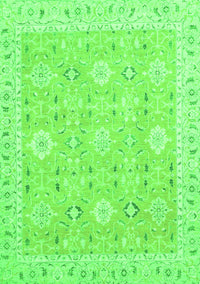 Abstract Green Modern Rug, abs2421grn