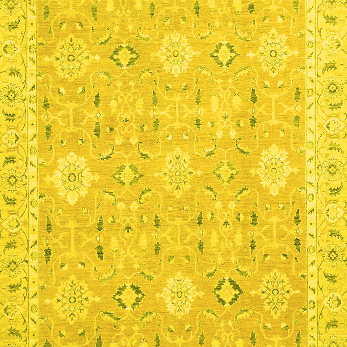 Machine Washable Abstract Yellow Modern Rug, wshabs2421yw