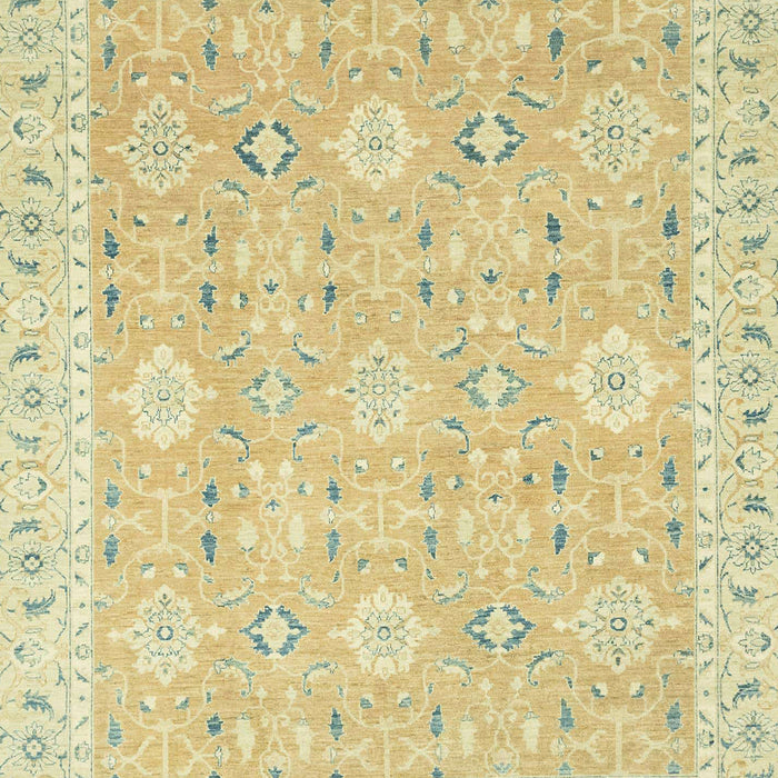 Machine Washable Abstract Brown Gold Rug, wshabs2421