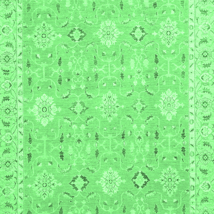 Abstract Emerald Green Modern Rug, abs2421emgrn