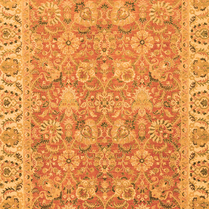 Machine Washable Abstract Orange Modern Area Rugs, wshabs2422org