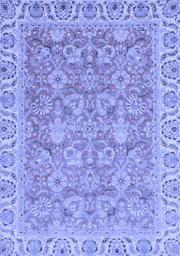 Abstract Blue Modern Rug, abs2422blu