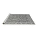 Sideview of Machine Washable Abstract Gray Modern Rug, wshabs2422gry