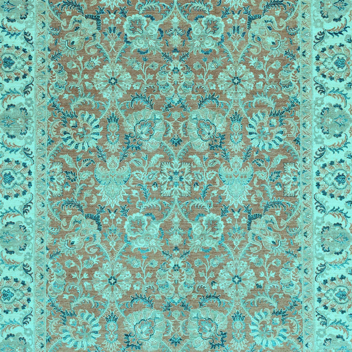 Abstract Light Blue Modern Rug, abs2422lblu