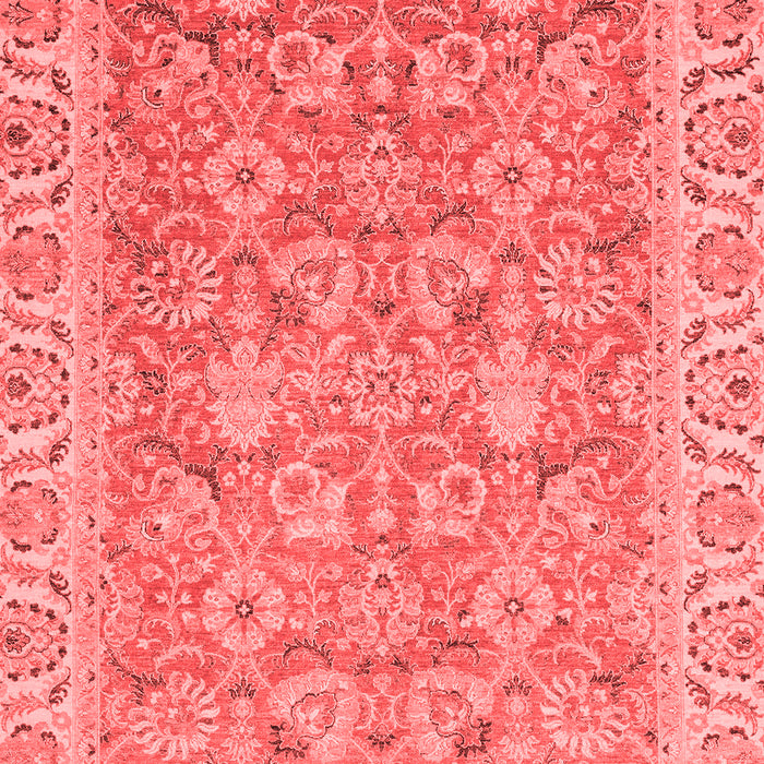 Machine Washable Abstract Red Modern Rug, wshabs2422red