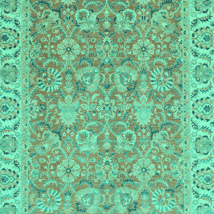 Abstract Turquoise Modern Rug, abs2422turq