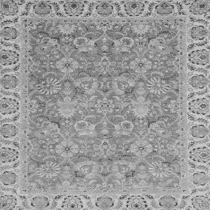 Square Machine Washable Abstract Gray Modern Rug, wshabs2422gry