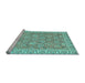 Sideview of Machine Washable Abstract Light Blue Modern Rug, wshabs2422lblu