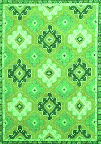 Abstract Green Modern Rug, abs2423grn