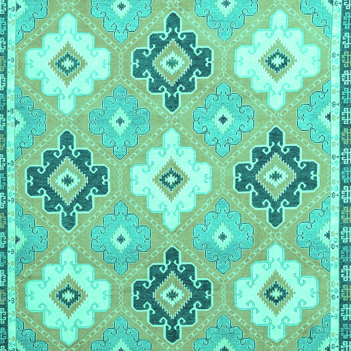 Machine Washable Abstract Turquoise Modern Area Rugs, wshabs2423turq