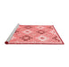 Modern Red Washable Rugs