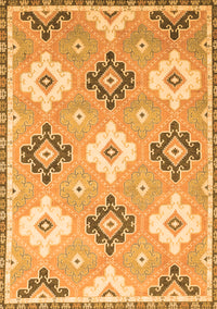 Abstract Orange Modern Rug, abs2423org