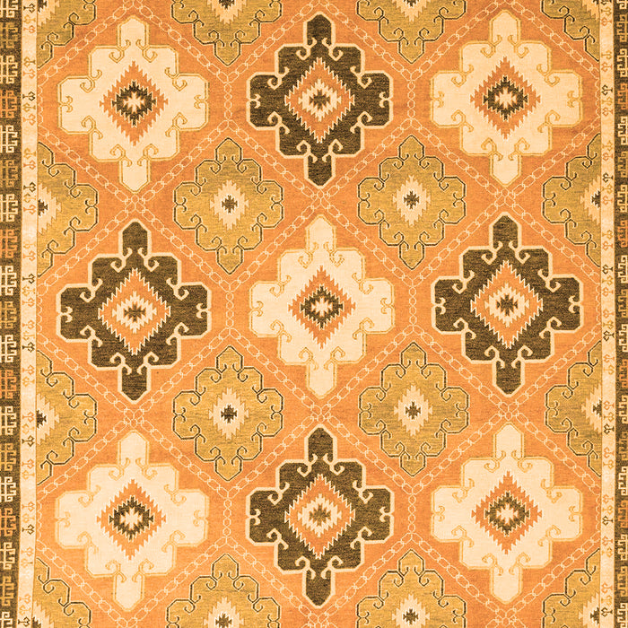 Abstract Orange Modern Rug, abs2423org