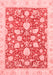 Oriental Red Traditional Area Rugs